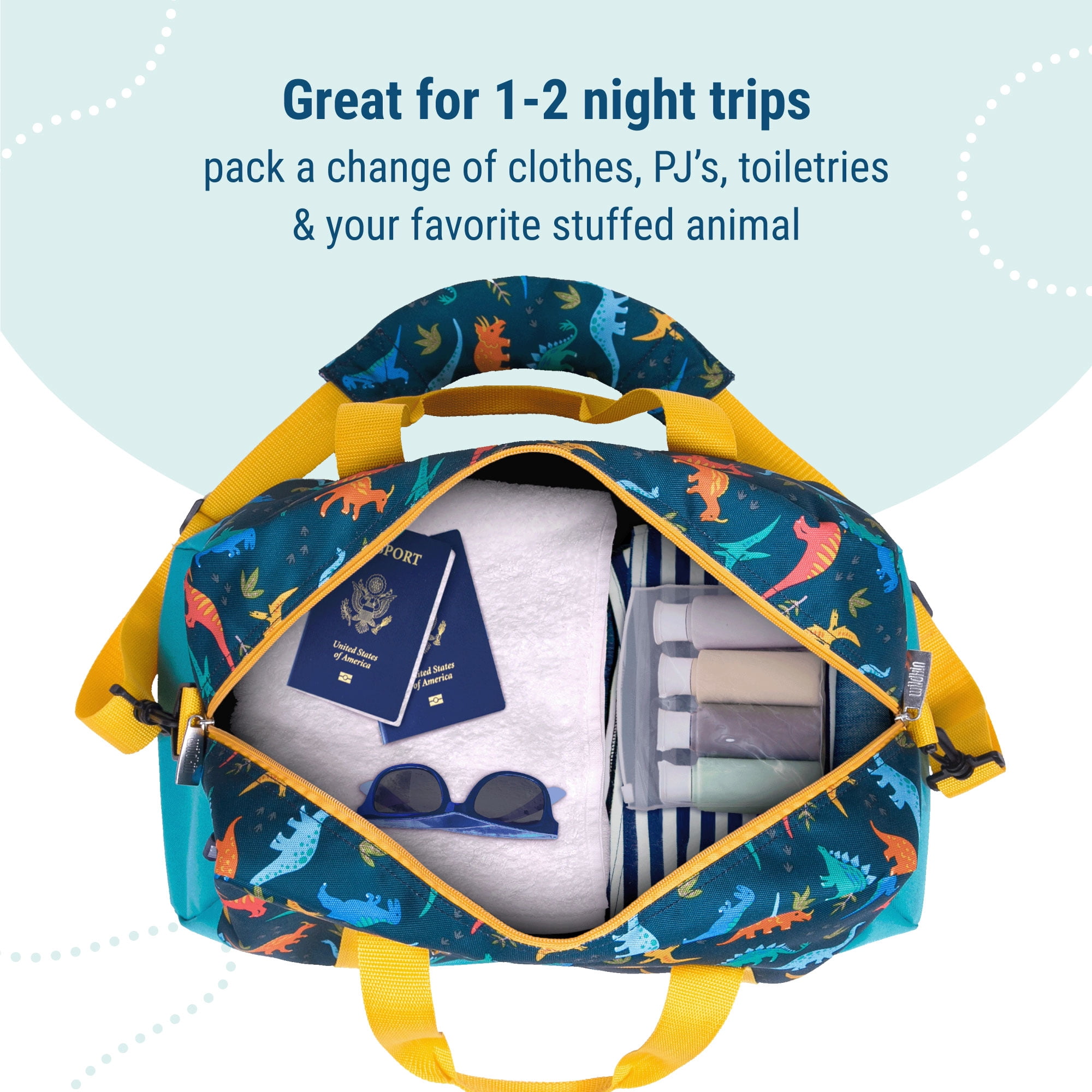 Olive Kids by Wildkin Child 18 in Travel Duffel Bag, Blue, 1