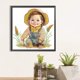 thumbnail image 2 of Pintura de diamante 5D DIY parcial con forma especial taladro granja vaquero niño Kit 30x30cm, 2 of 9