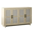 thumbnail image 6 of Twin Star Home Coastal Sideboard with Linen Inspired Accents, 6 of 11