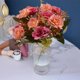 thumbnail image 5 of High-end Artificial Flowers Diamond Rose Artificial Flowers 5 Forks 10 Mini Roses Home Decoration Plastic Flowers, 5 of 6