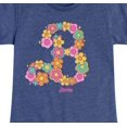 thumbnail image 3 of Barbie - Barbie Flower Logo - Girls Fitted Short Sleeve Graphic T-Shirt, 3 of 5