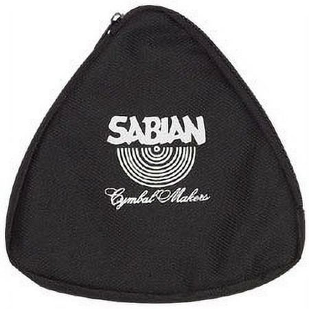 Black Zippered Triangle Bag