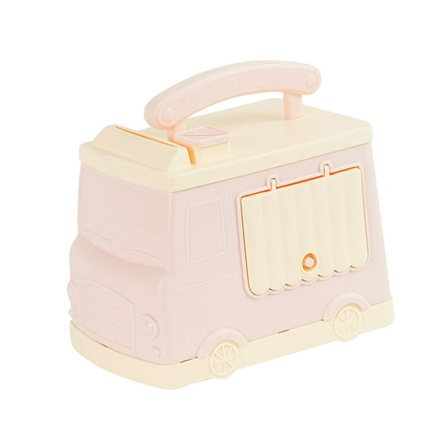 Caja de almacenamiento en forma de coche Macarena Rosado Caso de ahorro