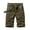 113#Army Green, variant on Men's Lightweight Multi Pocket Casual Cargo Shorts,Outdoor Twill Camo Shorts with Zipper Pockets(No Belt) Army Green 3XL