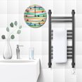 thumbnail image 6 of ZXCXRQFa Rainbow Striped Watercolor Kitchen Home 10 Inch Silent Vintage Design Round Wall Clock Numerals Design Non Ticking Retro Clocks Home Decor Desk Clock, 6 of 7