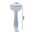 thumbnail image 2 of Dog Deshedding Brush Pet Grooming Comb for Shedding Ergonomic Non-Slip Handle Gentle Hair Removal Tool for All Coat Types 15cm Deshedder with Blade, 2 of 2