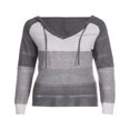 thumbnail image 2 of POINTERTECK Women‘s Hooded Sweater Rib Knitted Long Sleeve Loose Fitting Pullover with Hood, 2 of 6