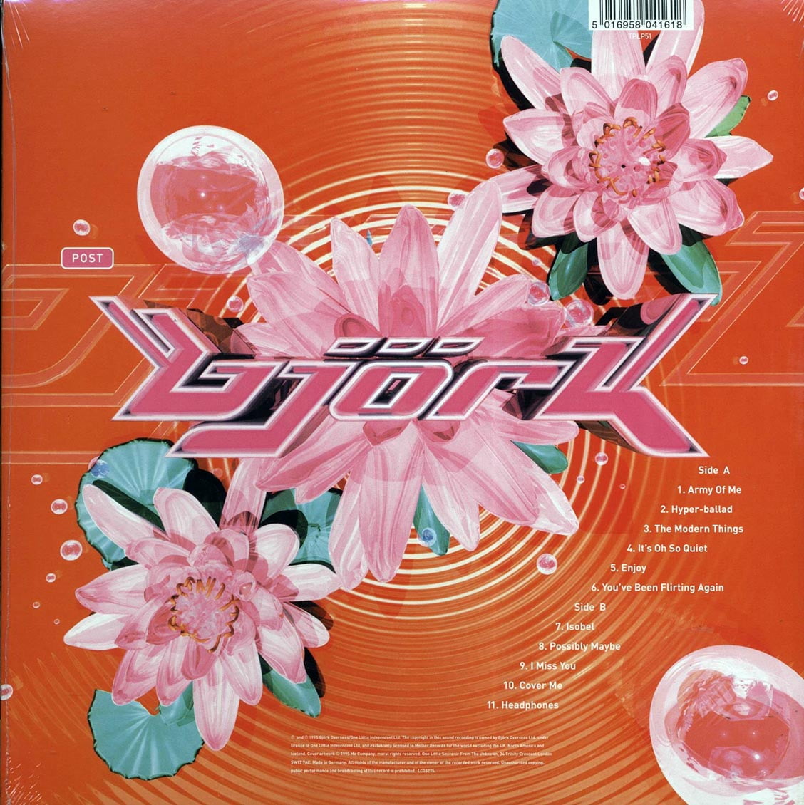 Bjork - Post - Music & Performance - Vinyl - Walmart.com