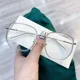 thumbnail image 1 of Gafas de bloqueo azul ultraligeras para mujer, montura verde Retro, gafas lisas, bisel de luz azul, gafas transparentes, 1 of 5