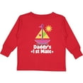 thumbnail image 3 of Inktastic Daddys First Mate Girls Nautical Sailboat Girls Long Sleeve Toddler T-Shirt, 3 of 5