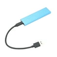thumbnail image 1 of Computer Hard Drive Enclosures, Fast Transmission Long Lasting External Enclosure Stable Reliable Convenient Practical  for  7 for  Xp for  8 Bleu, 1 of 7