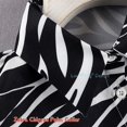 thumbnail image 3 of LoudSung Fake Collar Detachable Half Shirt Blouse False Collar Elegant Zebra Stripe Rose Decorative Designs for Women Girls, 3 of 7