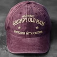 thumbnail image 4 of Tong Versatile Washed Dad Hat With Faux Embroidery Baseball Cap, 4 of 4