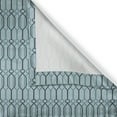 thumbnail image 6 of Ambesonne Turquoise Valance & Curtain, Moroccan Interior, 55"x36", Slate Blue and Pale Blue, 6 of 6