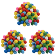 thumbnail image 1 of 300 Pcs Pompons Doux et Moelleux de Couleur Mixte pour Enfants, 20mm, 1 of 8