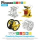 thumbnail image 5 of Robot transformador alimentado por energía solar PicassoTiles STEM 12 en 1, 5 of 9