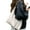White, variant on FENOHREFE Casual Female Handbag Stylish and Functional Solid Color Ladies Commute Shoulder Bag