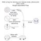 thumbnail image 5 of Lámpara de Lupa LED Ecomeon 8X Luz Fría Ajustable Soporte de Aumento para Tattoo Eyeliner Belleza Manicura, 5 of 6
