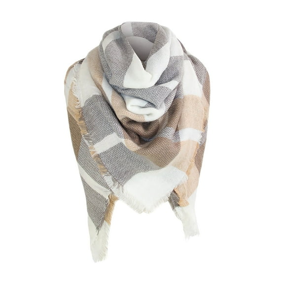 Women's Scarves Passionbility Women'S Fall Winter Scarfs For Women Plaid Cozy Scarf Chunky Large Blanket Wrap Shawl Scarves,Beige Women's Accessories Scarf