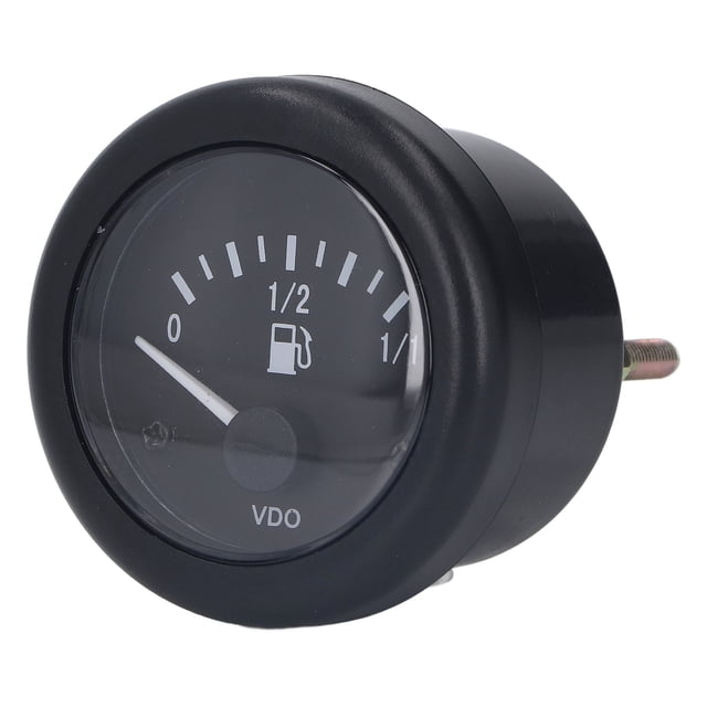 Fuel Gauge, Warning Waterproof Easy To Install 2in Diesel Engine Fuel Gauge For Truck Vehicle