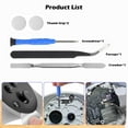 thumbnail image 6 of 2 Pieces Joystick Replacement Kit for Quest 2 Controller 3D Analog ThumbStick Joystick Caps Accessories Drift Repair Tool-Black, 6 of 6