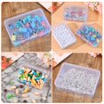 4 Pcs Clear Plastic Storage Containers Box with Lid Small Rectangle ...