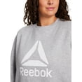 thumbnail image 5 of Reebok Women's and Women's Plus Sport Core Crewneck and Straight Leg Pant 2-Piece Set, Sizes XS-4X, 5 of 8