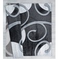 thumbnail image 4 of United Weavers Drachma Salona Contemporary Paisley Area Rug, Grey, 7'10" x 10'6", 4 of 5