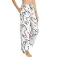 thumbnail image 2 of Bingfone Pajamas For Women,Alpacas And Hearts Pajama Pants With Pockets-Large, 2 of 9