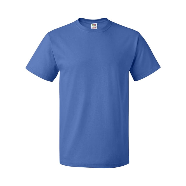 Fruit Of The Loom T-Shirt à Manches Courtes en Coton HD pour Hommes, 3TG, Royal