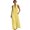 Yellow, variant on Avolia Plus Size Women Summer Casual Dress Solid Color Breathable Polyester Everyday Outing Wear Light Purple L