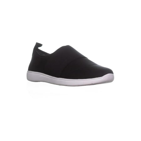 Alfani Womens Emmii Low Top Slip On Fashion Sneakers, Black, Size 8.5