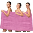 thumbnail image 7 of Elegant Comfort Three Line Popcorn Towel Set for Bathroom 35 x 70 inches, Premium Hotel Quality 1-PACK Jumbo Towels, 100% Turkish Cotton, Soft and Durable, Quick Dry and Highly Absorbent, Black, 7 of 7