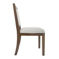 thumbnail image 4 of HomePop Open Back Upholstered Dining Chair, Set of 2, Neutral, 4 of 12