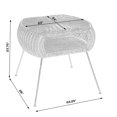 thumbnail image 4 of Coralitta Table d'Appoint en Rotin, 4 of 7