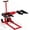 Red, variant on Garvee Lawn Mower Lift Jack 550 Lbs Capacity, Adjustable Width and Height, Zero Turn Mower Lift with 2pcs 3.3ft Straps, Safety Lock, for Tractors, ATVs, UTVs, Black