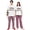 White, variant on LuLiaMenton Matching Couples Christmas Pajamas The Reason Green Plaid Short Sleeve Long Pants Set
