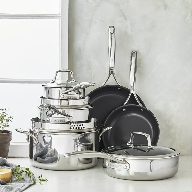 ZWILLING Energy Plus 10-pc Stainless Steel Ceramic Nonstick