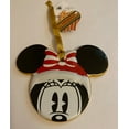 thumbnail image 3 of Disney Parks Santa Minnie Icon Disc Ceramic Christmas Ornament New With Tags, 3 of 3