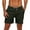 Army Green, variant on CaiJunJia George Mens Casual Shorts Cotton Drawstring Summer Regular Fit Twill Chino Shorts