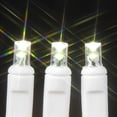 thumbnail image 4 of Novelty Lights 50 Light LED Twinkle Christmas LED Mini Light Set, Outdoor Curtain Fairy Wedding String Lights, Non-Connectable, Warm White, White White, 7 Feet, 4 of 7