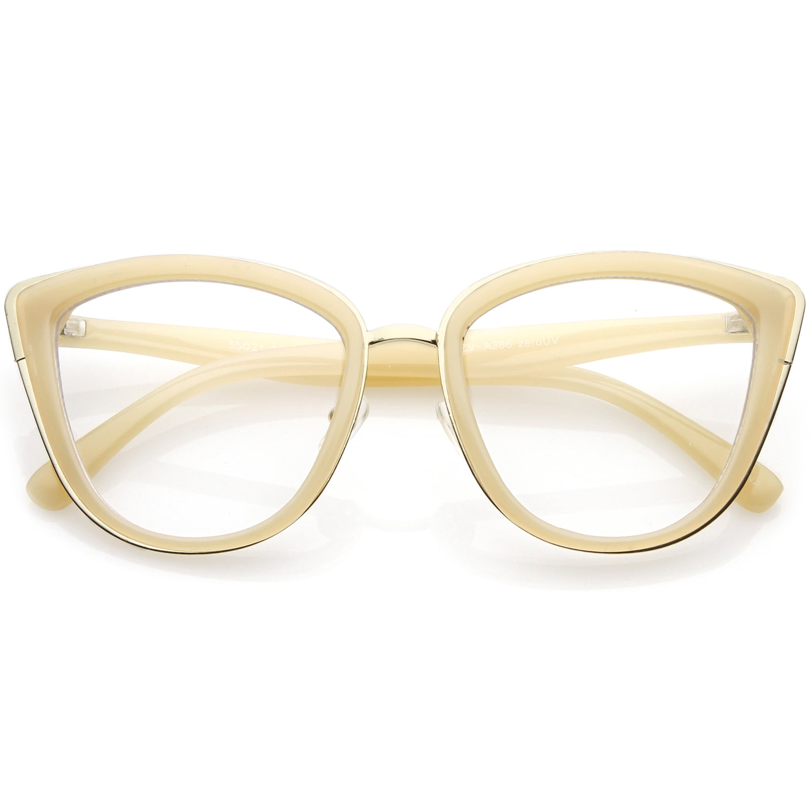 Cat Eye Gold Eyeglasses