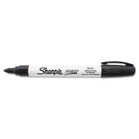 Sanford Sharpie Oil-Based Paint Markers, Medium Point, Black