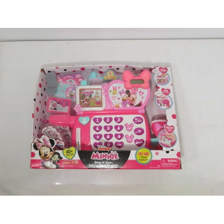Disney Minnie Mouse Cash Register Shop N Scan Talking Cash Register Unopened