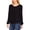 black, variant on Vince Camuto Womens Smocked Yoke Pullover Blouse, Black, X-Small