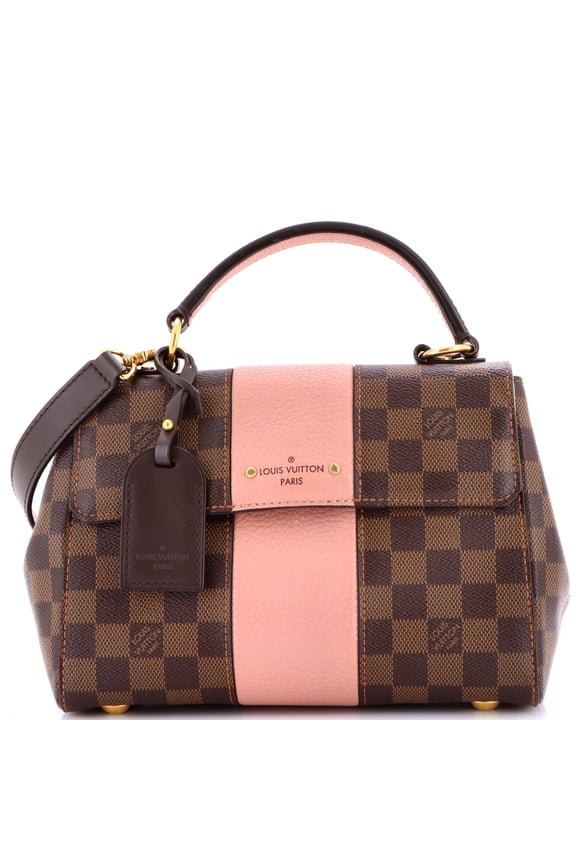 Pre-Owned Bond Street Handbag Damier with Leather BB By Rebag