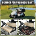 thumbnail image 3 of Binienty Eagle American Flag Golf Cart Seat Cover Towel Blanket for EZGO TXT RXV/Club Car DS Precedent Soft Breathable Anti-Skid Golf Cart Seat Towel Washable Protector, Suitable for All Weather, 3 of 6