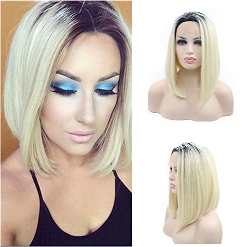 Nantansha Silk Lace Front Wig Heat Resistant Fiber Hair Natural
