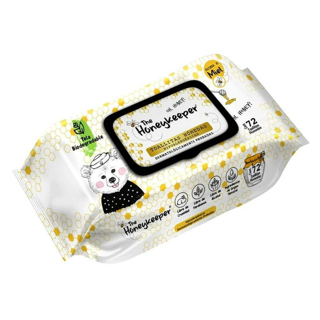 Toallitas Húmedas Honey Keeper 72 piezas