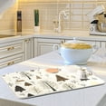 thumbnail image 6 of Yayeee Dish Drying Mat for Kitchen Counter 16"x18" Microfiber Absorbent Pad, Winter Forest, 6 of 7